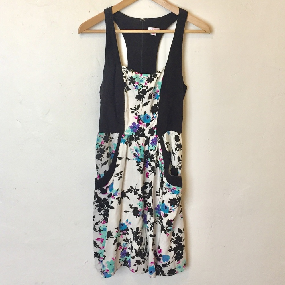 Xhilaration Floral Racerback Summer Dress
